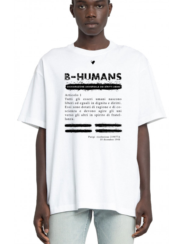 Maglietta in cotone B-Umans Art. 1 T-shirt uomo VSTL
