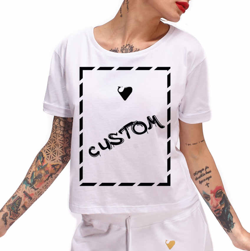 Tee Q crop t-shirt Woman 45,00 € VSTL-CUSTOM